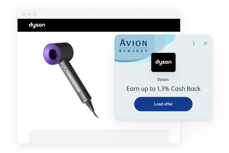 RBC Avion Rewards Browser Extension Cash Back Alert