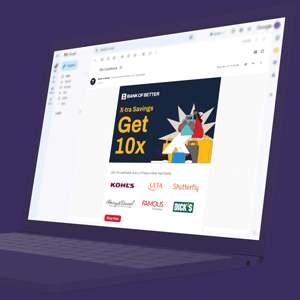 Example of email promotion in full throttle campaign